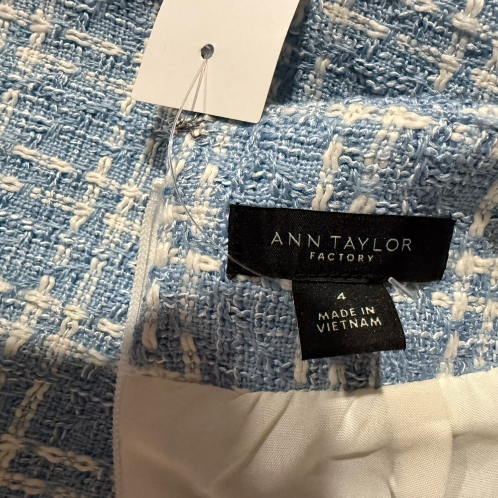 NWT Ann Taylor Lined Tweed Pencil Skirt - Picture 8 of 8